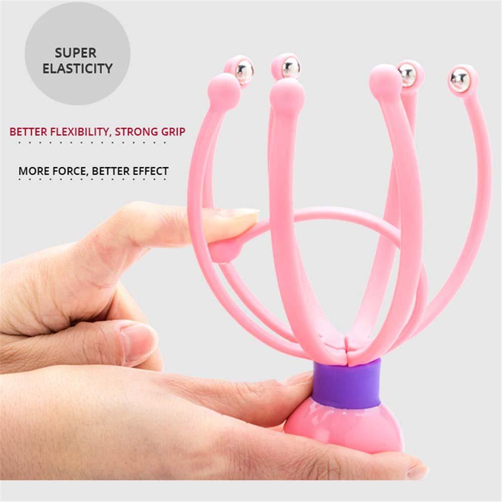 AROMA 1 Lược Chải Tóc Mát Xa Da Đầu Hình Bạch Tuộc Giúp Giảm Căng Thẳng