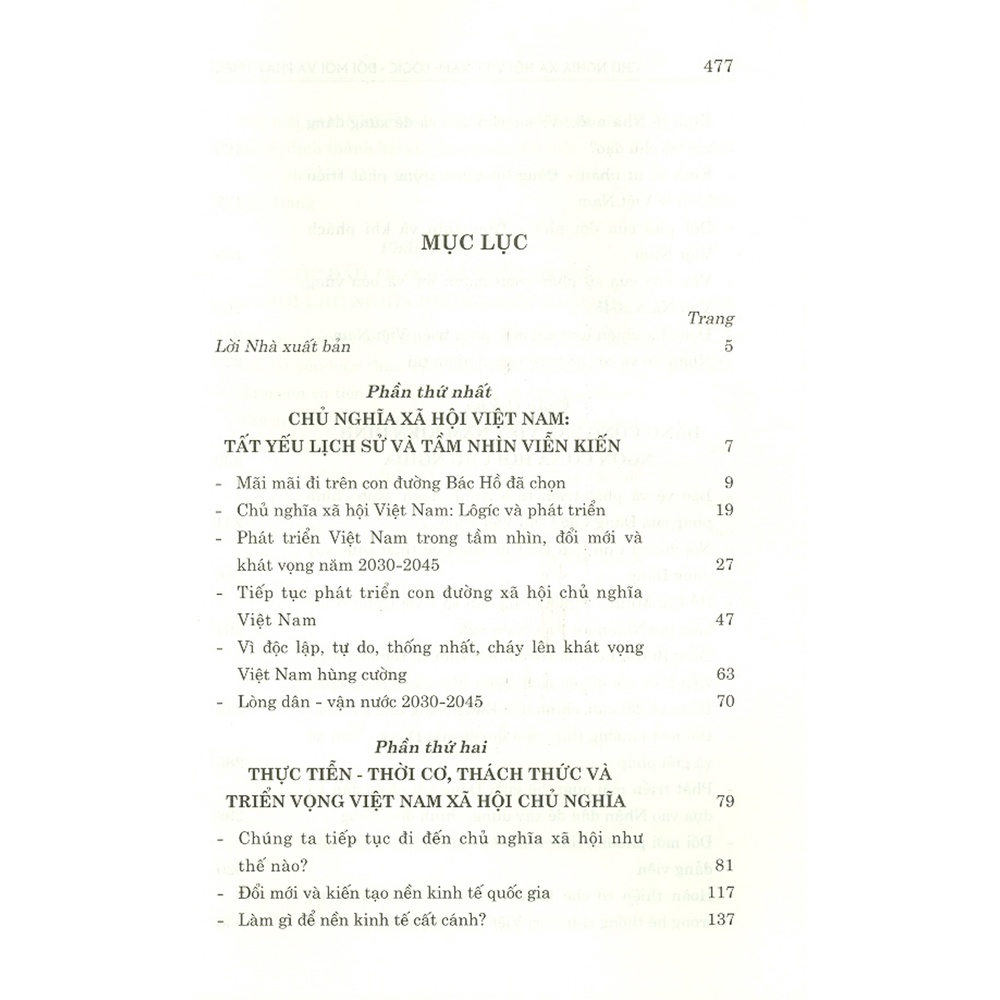 Sách - Chủ Nghĩa Xã Hội Việt Nam: Lôgíc - Đổi Mới Và Phát Triển