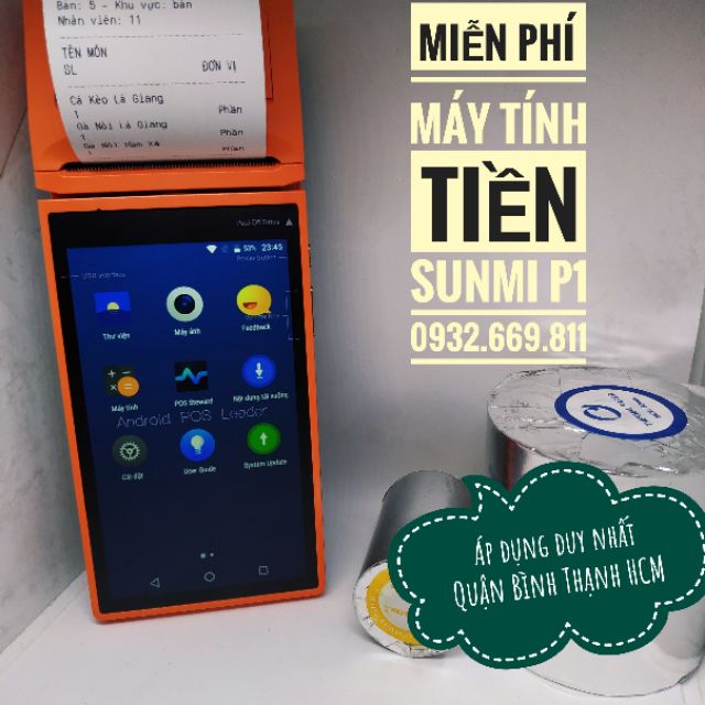 Máy Tính Tiền Cầm Tay Sunmi | Máy POS Cầm Tay | BigBuy360 - bigbuy360.vn