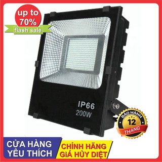 Đèn pha led 50w - 100w - 200w - mặt kính ip66 mẫu mới - siêu sáng