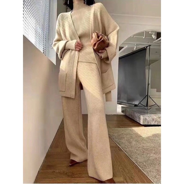 Set trang phục mùa đông, áo choàng Maxmar kiểu dáng vintage cao cấp