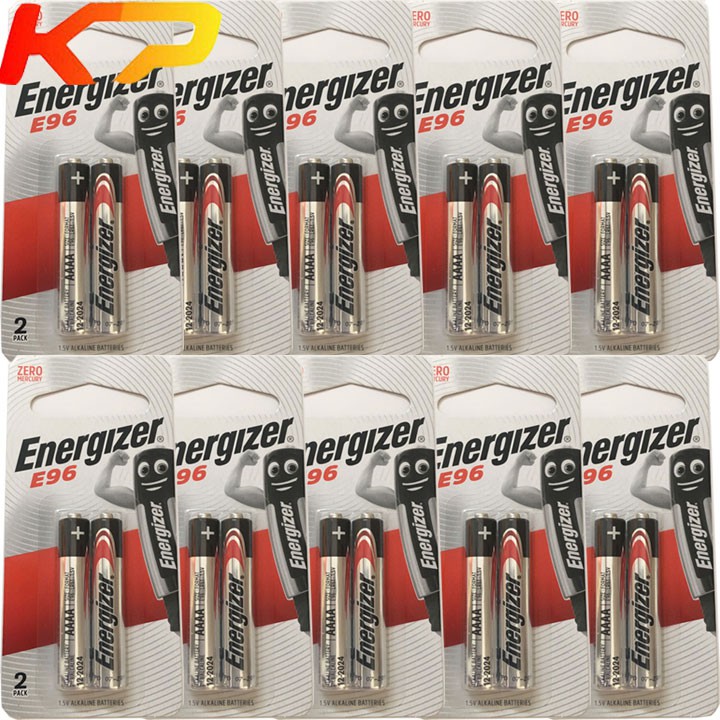 10 vỉ pin Energizer AAAA, pin bút trình chiếu 4A