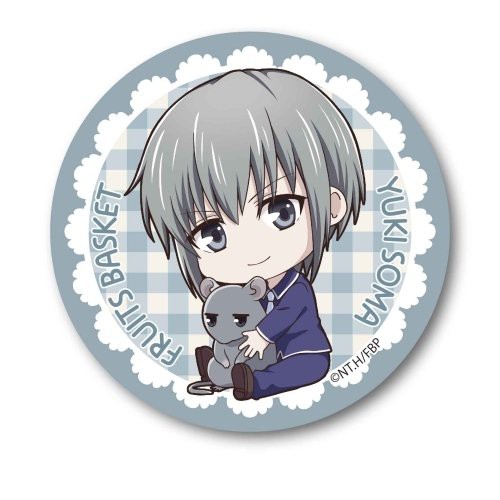 Huy hiệu IN HÌNH Fruits Basket Hóa giải lời nguyền anime chibi dễ thương tiện lợi