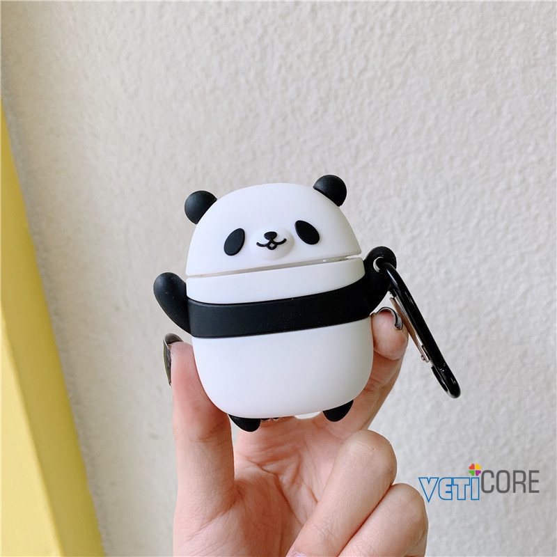 Vỏ Bảo Vệ Hộp Sạc Airpods 1 / 2 Hình Gấu Trúc 3d Xinh Xắn Độc Đáo | BigBuy360 - bigbuy360.vn