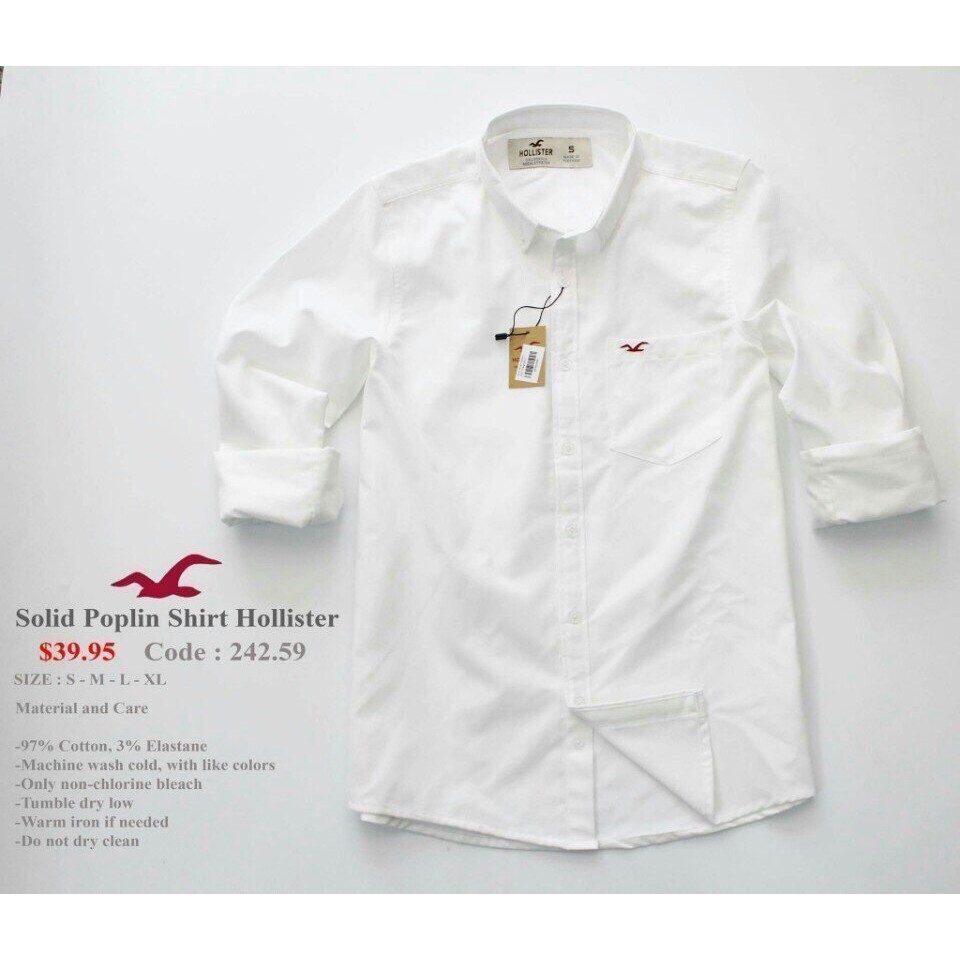 Áo sơ mi nam tay dài 💖FREESHIP💖 áo sơ mi logo hải âu cực đẹp - Fivestarsrating shop
