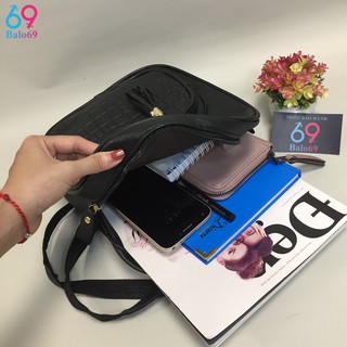 [BẢO HÀNH 69 NGÀY] BALO MINI DA NỮ VÂN CÁ SẤU-CNS21