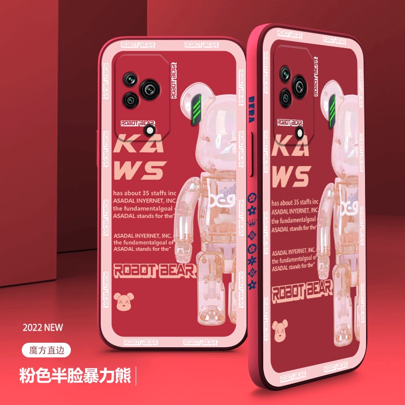 Ốp Điện Thoại Silicon Dẻo Chống Sốc In Hình Gấu Đen Hoạt Hình Cho Black Shark 5 5pro 5rs