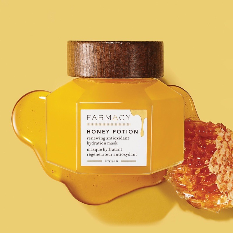Mặt nạ dưỡng ẩm giảm lão hoá Farmacy Honey Potion Renewing Antioxidant Hydration Mask