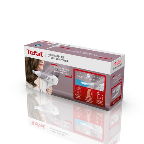 Máy Sấy Tóc Màu Tím Có Thể Gập Lại Nhanh Khô Tefal HV5894 2300W