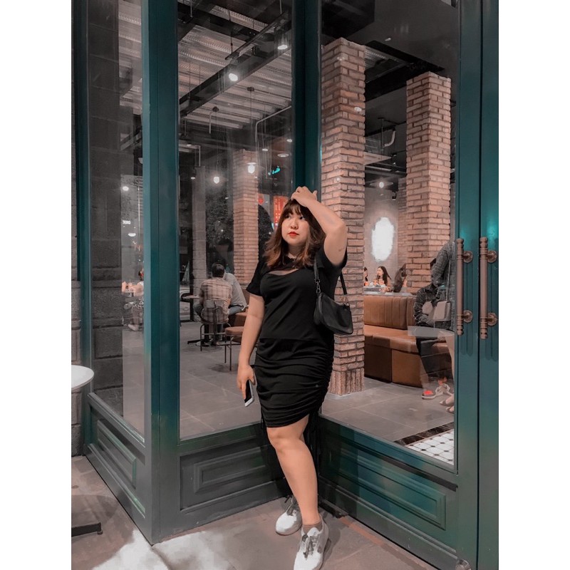 Đầm khoét ngực rút eo #bigsize 60kg đến 90kg | BigBuy360 - bigbuy360.vn