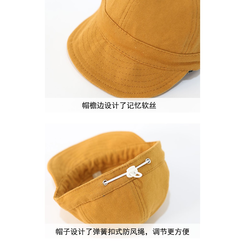 Mũ Lưỡi Trai Vành Ngắn Phong Cách Nhật Bản Thời Trang Mùa Hè Cho Bé