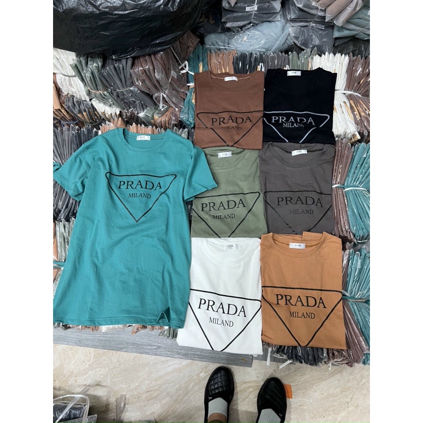 Áo phông dấu quần chữ P ra da - hàng Quảng Châu