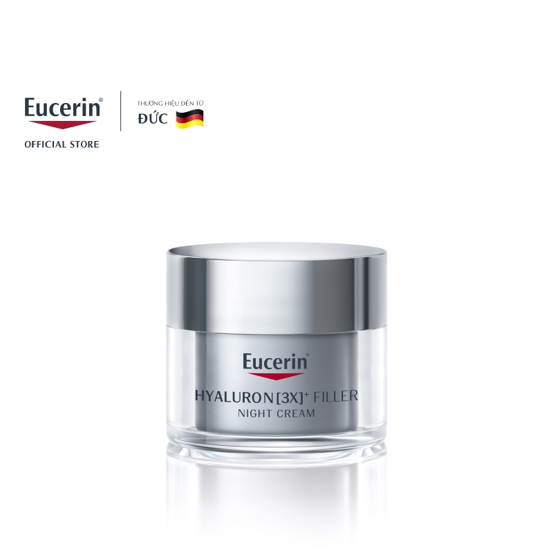 Kem dưỡng đêm giảm nếp nhăn Eucerin Hyaluron+ Filler Night Cream 50ml