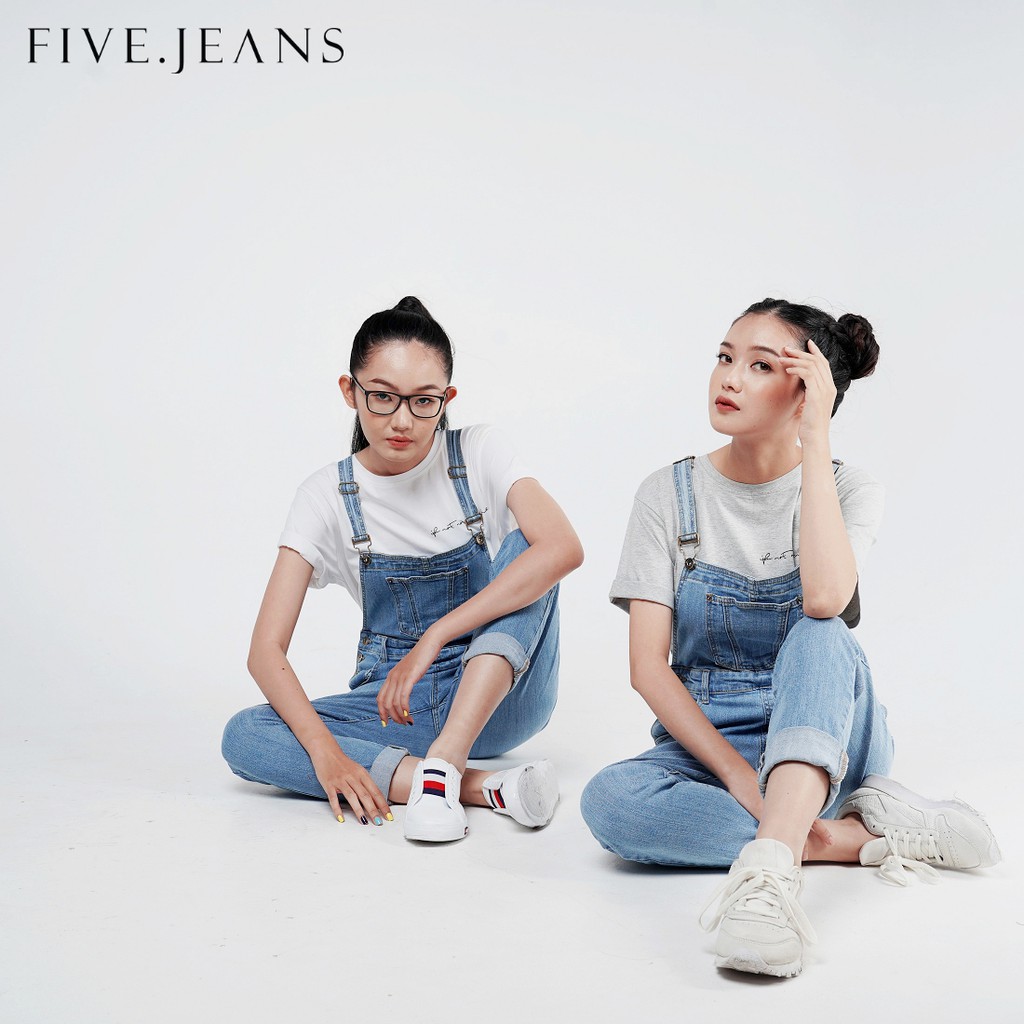 Quần Yếm Overall Jeans nữ cao cấp thương hiệu Five Jeans | BigBuy360 - bigbuy360.vn
