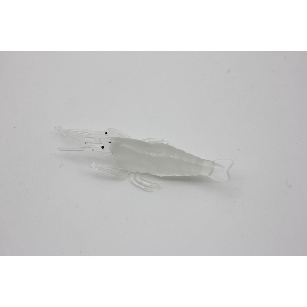 10 Mồi Tôm Giả Câu Cá Phát Sáng 4cm