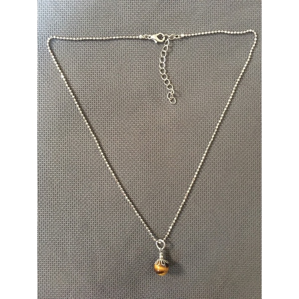 Dây chuyền titan mặt đá