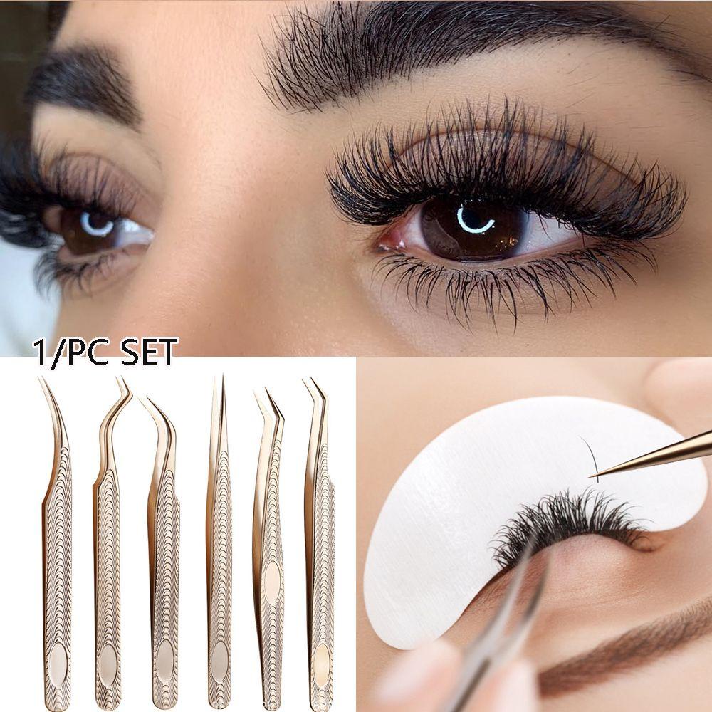 Nhíp Nối Mi Mi MIH Bằng Thép Không Gỉ Thiết Kế Cong / Thẳng Độc Đáo Mới