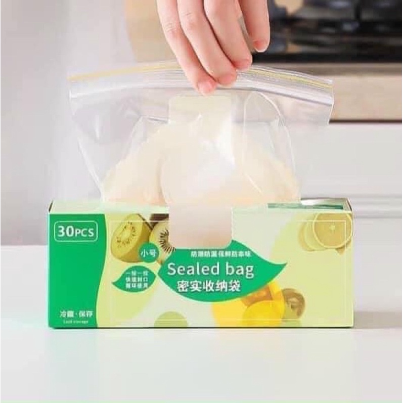 Combo 3 hộp túi zíp đựng thực phẩm có khoá