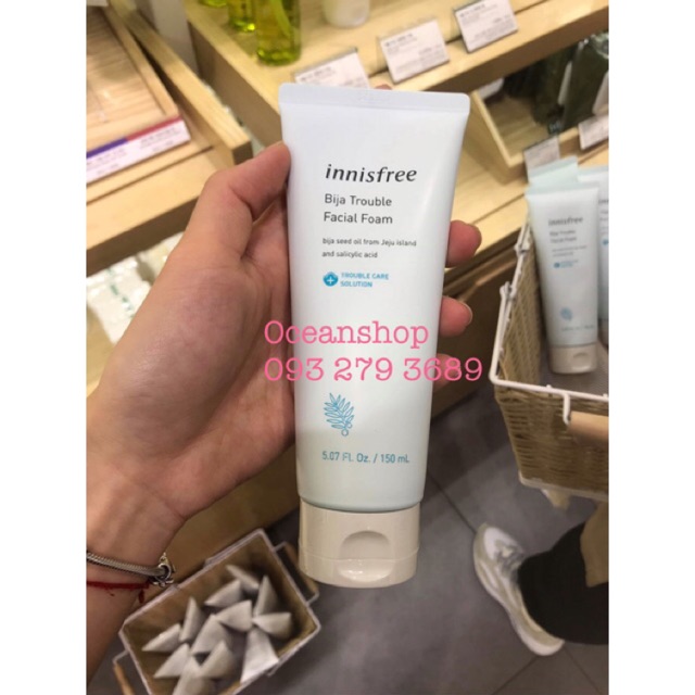 Sữa rửa mặt Bija Trouble Facial Foam về hàng SALE 50% (Bill mua ảnh bên cạnh)