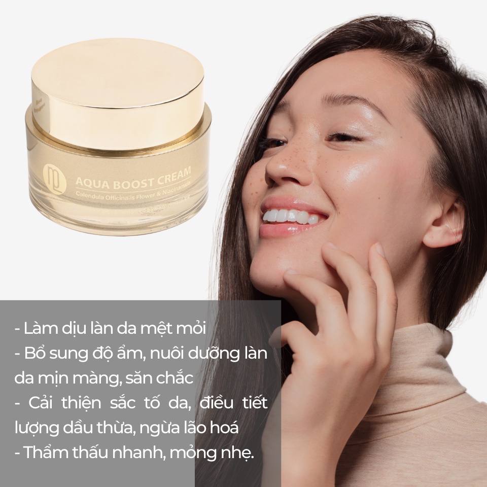 Kem dưỡng cấp ẩm ngậm nước ngừa lão hoá NOL Aqua Boost Cream 50ml