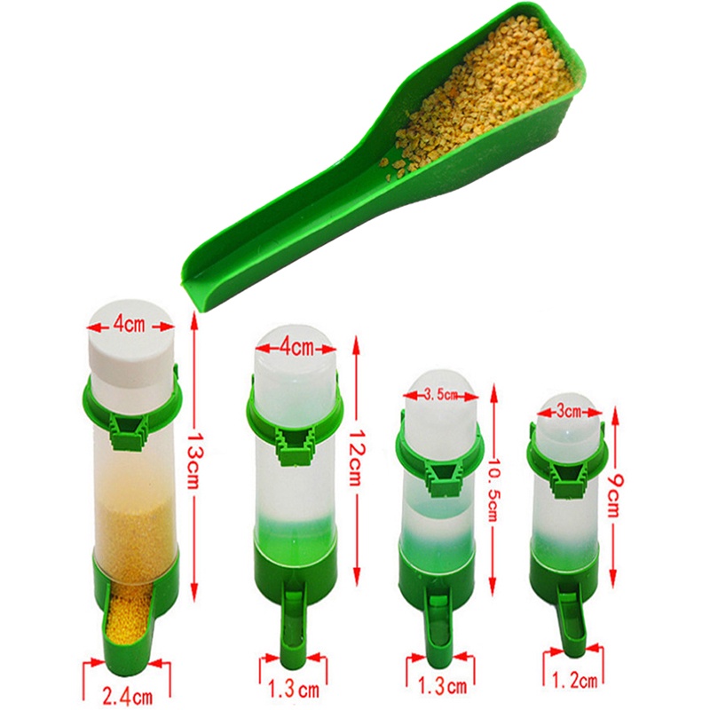 Dụng Cụ Đựng Thức Ăn / Nước Uống Có Kẹp Gắn Lồng Chim Vẹt Tiện Dụng