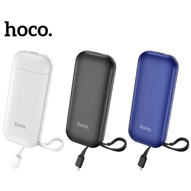 Pin sạc dự phòng 10000mah hoco CJ3 kiêm dây sạc đi kèm