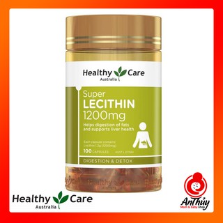 Mầm Đậu Nành Super Lecithin Healthy care 100 Viên