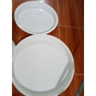 Đĩa nhựa cao cấp lót đáy chậu trồng cây đường kính 35cm