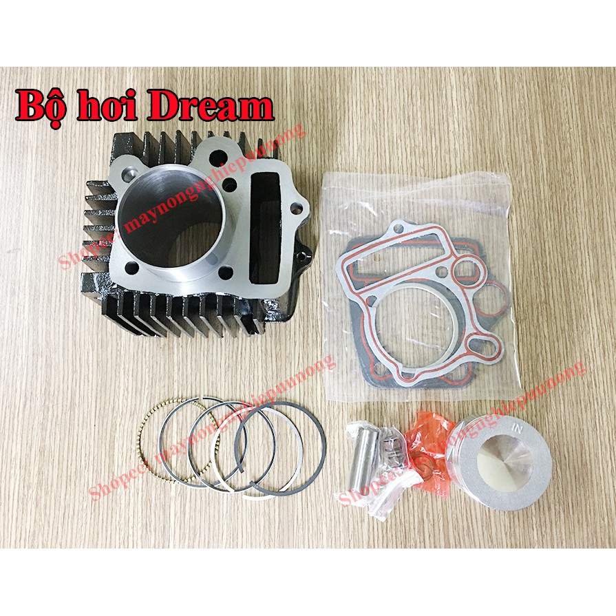 Bộ hơi xe dream - Bộ nòng xi lanh dream C100 Gang