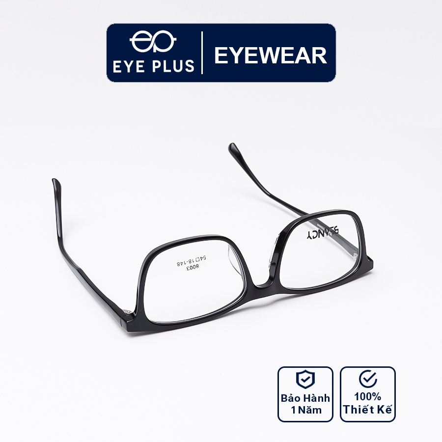 Gọng kính cận nam nữ EYE PLUS dáng vuông to Blancy-8003