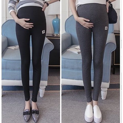 Quần bầu Legging cạp chéo hình Mèo, mềm min, co giãn tốt, hàng đẹp - Tổng kho đồ bầu