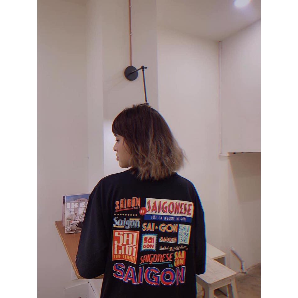 Áo thun Vintage Hà Nội Sài Gòn CTN84 thiết kế chất liệu 65% cotton áo thun HALEY | BigBuy360 - bigbuy360.vn