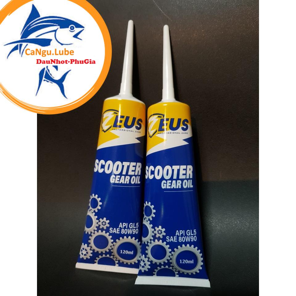 Nhớt Hộp Số Xe Ga Cao Cấp US Scooter Gear SAE 80W90, nhớt lap xe tay ga US 120ml ưu đãi-DauNhot-PhuGia-