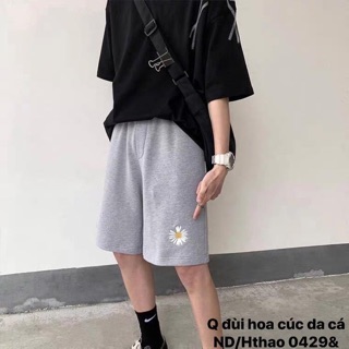Quần đùi hoa cúc - ND/Hthao
