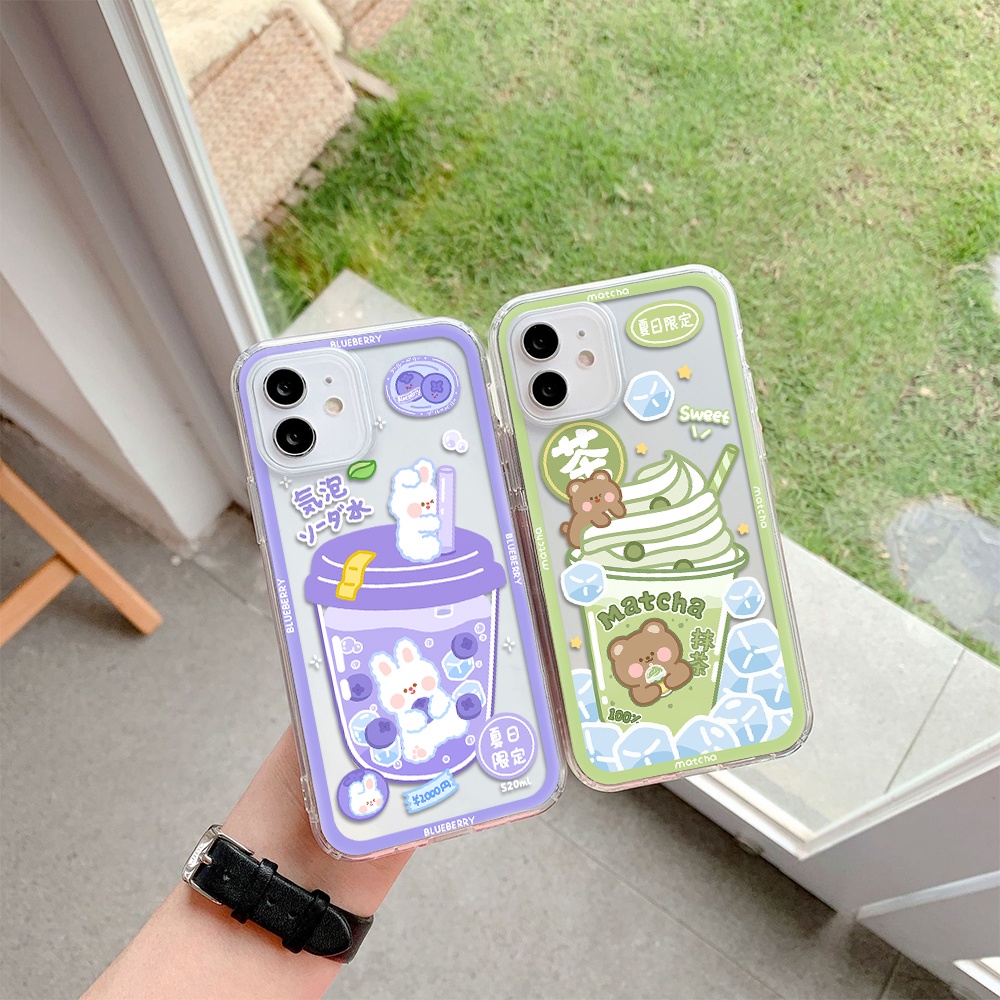 Ốp Điện Thoại Tpu Mềm Chống Sốc In Hình Dễ Thương Cho iPhone 11 12 13 pro max XS X XR XSMax 7 8 6 6s plus 5 4 SE 2020