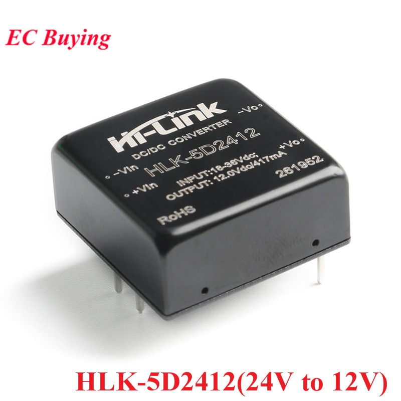 Mô Đun Chuyển Đổi Dc-Dc 5w Dc 12v Sang 15v / 5v / 12v 24v Sang 5v / 12v Hlk-5D2405 / 5d1205 / 5d121212 / 5d1215 / 5d1224