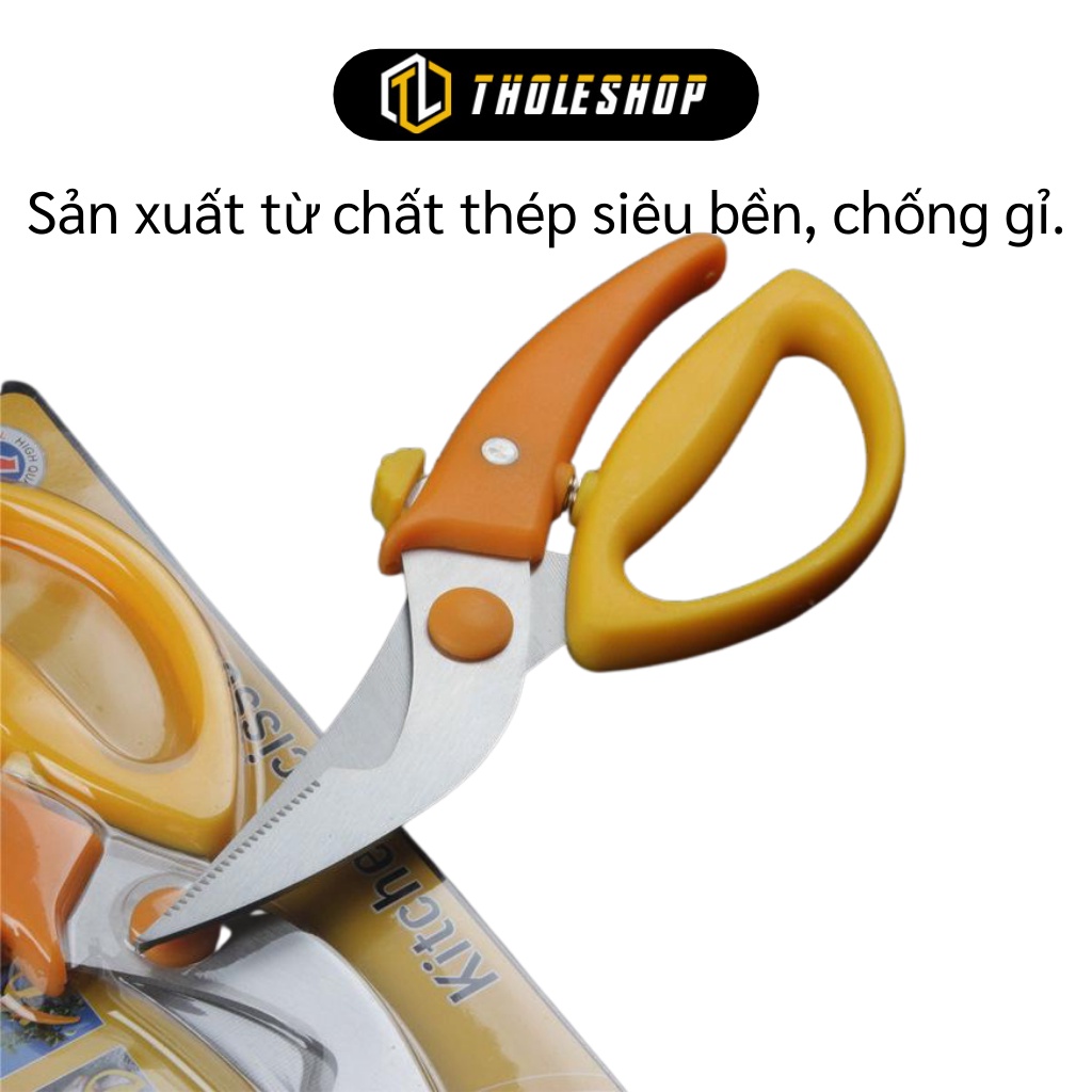 Kéo Nhà Bếp - Kéo Cắt Kitchen Đa Năng Cắt Thịt Gà, Thịt Vịt Nhanh Chóng, Dễ Dàng 8138
