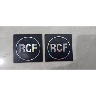 Tem Dán Thùng Loa RCF ( Trắng 1 bộ 25k)