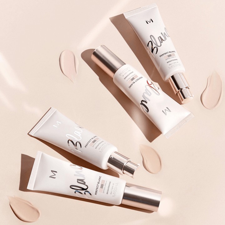 Set kem nền Missha M Perfect Blanc Brightening BB Cream