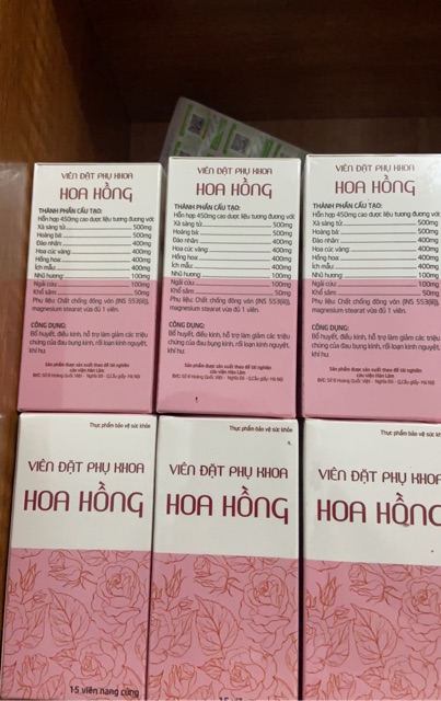 Sỉ= lẻ Viên PK Hoa Hồng chính hãng