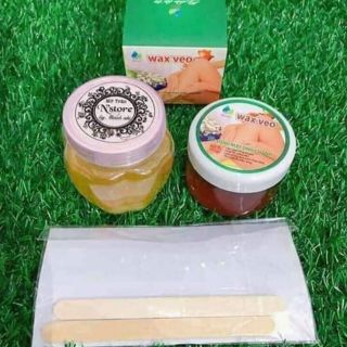 Combo wax triệt lông Veo - mỡ trăn