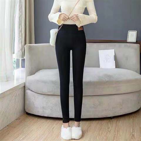Quần legging nữ lót lông dày ấm mùa đông 2023