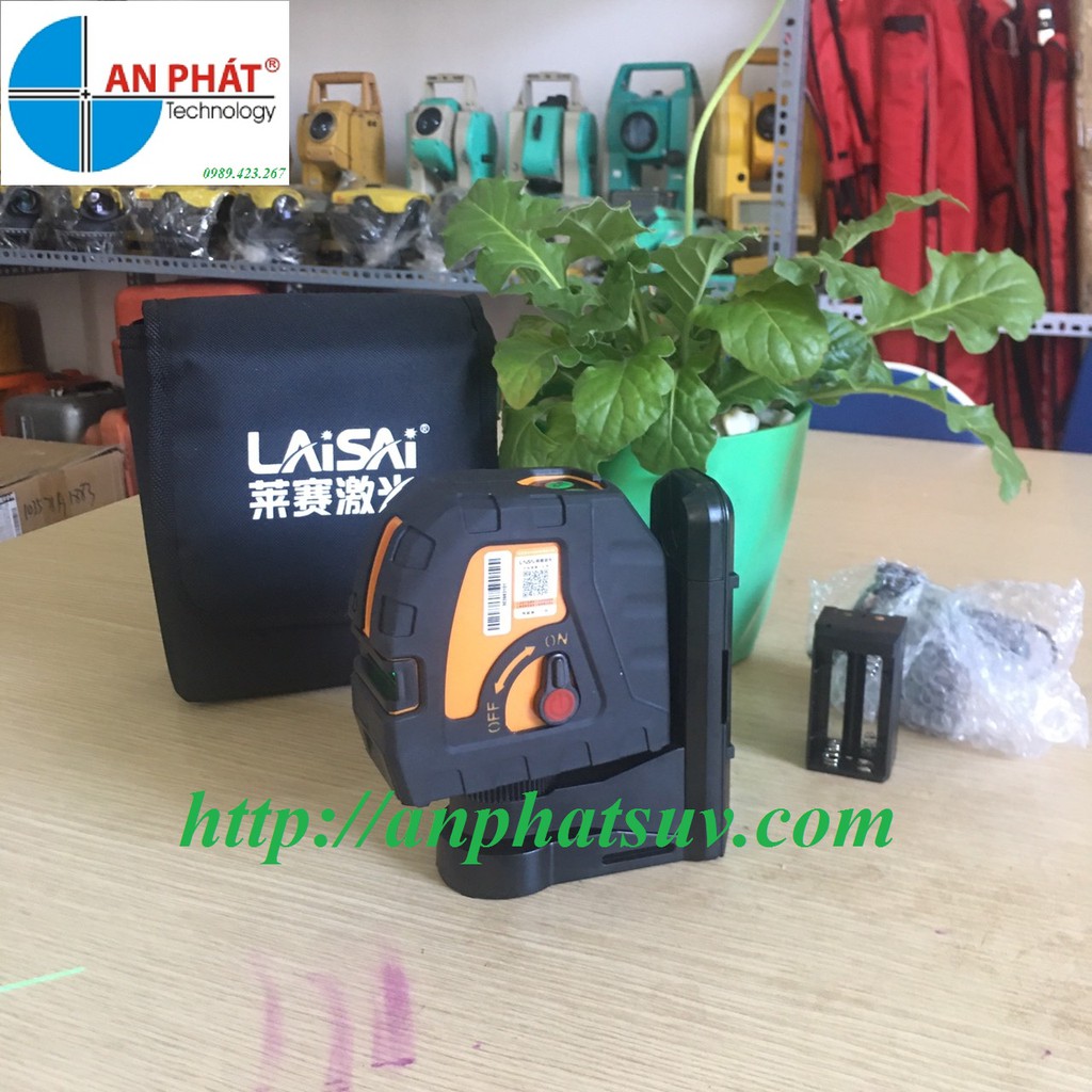 Máy laser 2 tia xanh Laisai LSG609S/Máy cân mực laser laisai 2 tia xanh