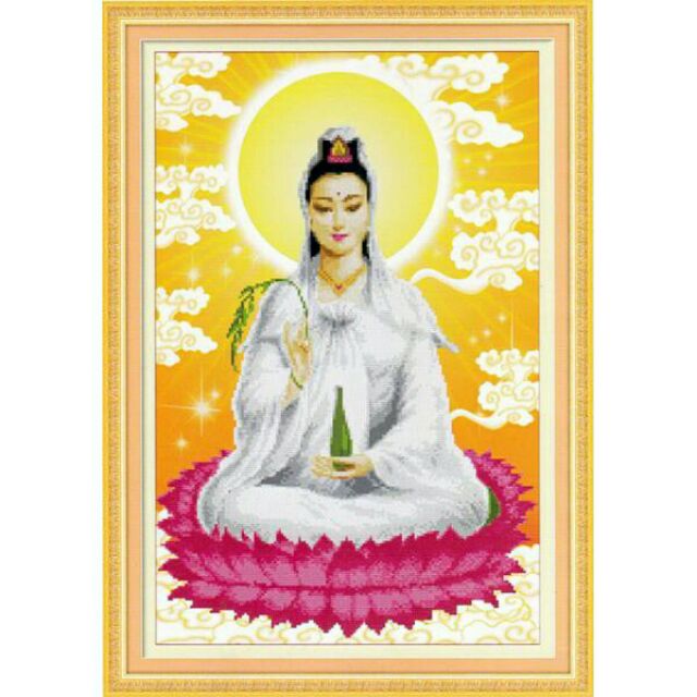 Tranh thêu QUAN ÂM A1056