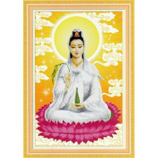 Tranh thêu QUAN ÂM A1056
