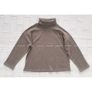 Áo len gân f21 cổ lọ tay dài - 2823