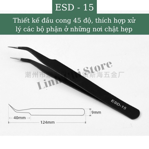 Banh, nhíp gắp linh kiện chống tĩnh điện