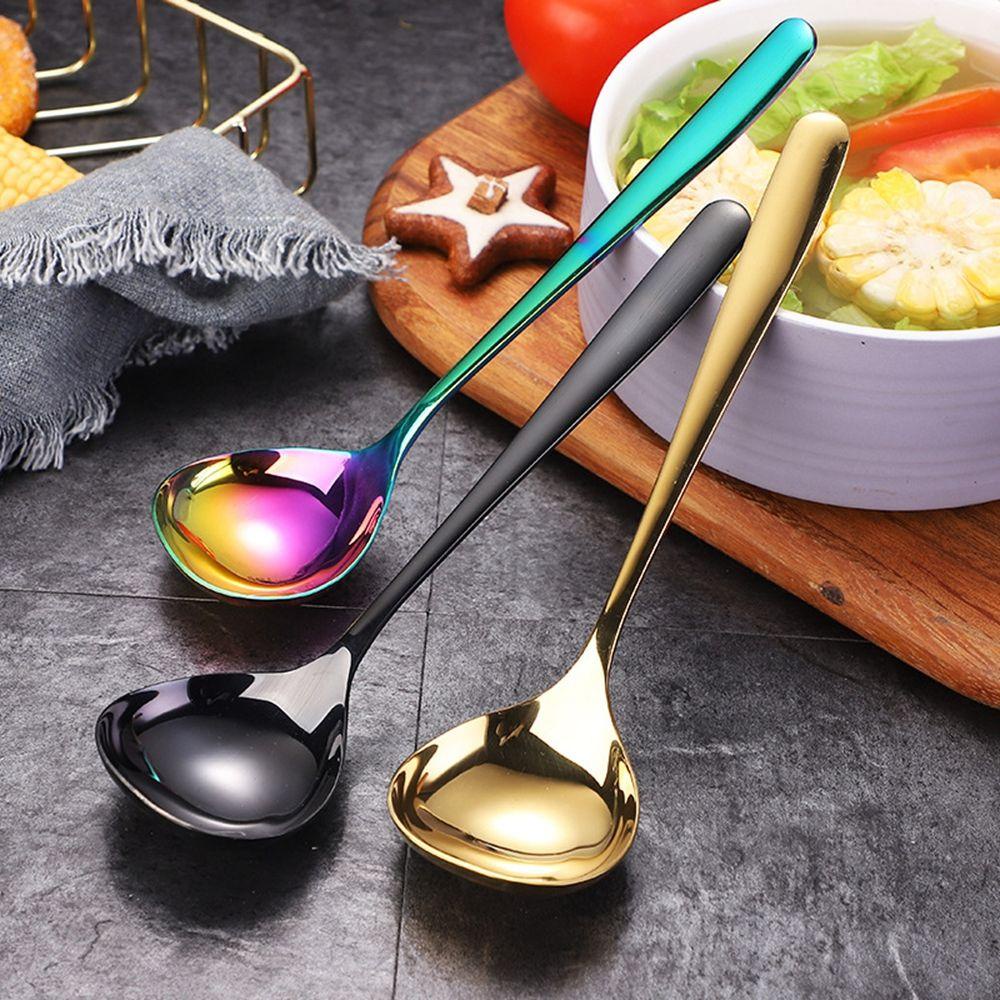 Muỗng Múc Canh Cán Dài Bằng Thép Không Gỉ