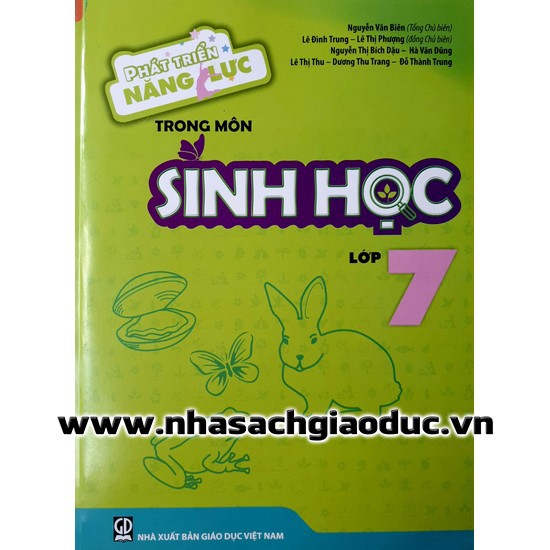 Sách - Phát triển năng lực trong môn Sinh học 7