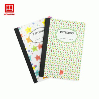 Sổ Hồng Hà A4 kẻ ngang 200 trang giá rẻ  cute , giấy dày , dán gáy - 1 quyển - màu ngẫu nhiên - HOKAMI Store